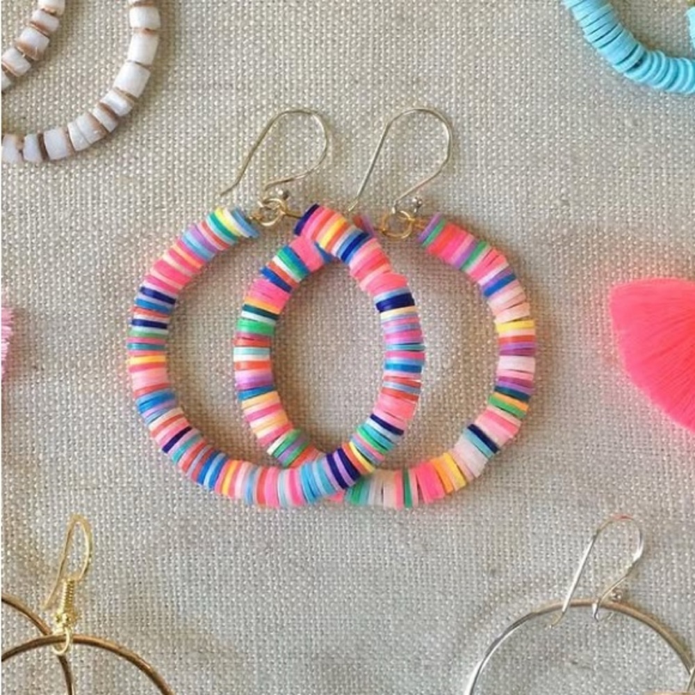 Colorful Hoop Earrings